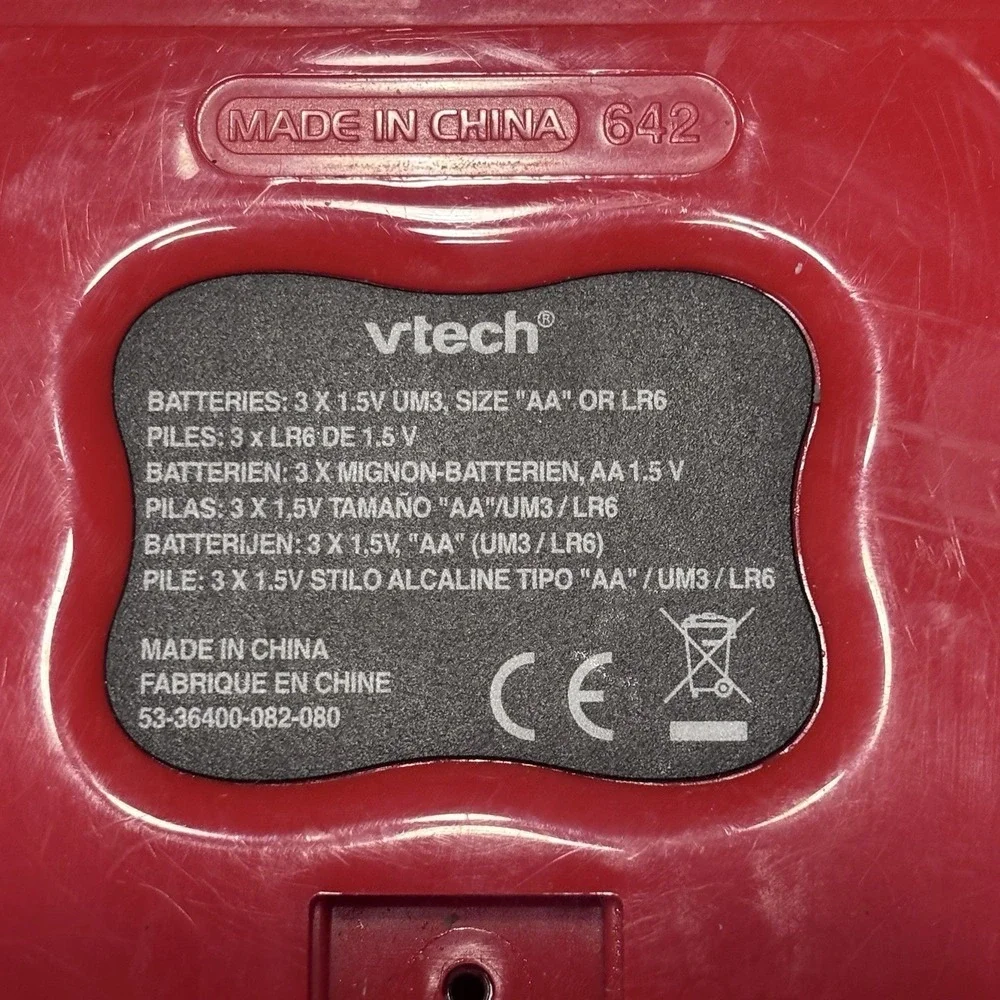 VTG Y2K 2000s VTech Touch & Discover Alphabet Town Learning Toy Lights Up WORKS